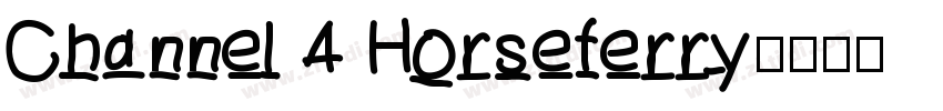 Channel 4 Horseferry字体转换